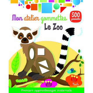 Livre Gommettes - Mon Atelier Gommettes : Le Zoo
