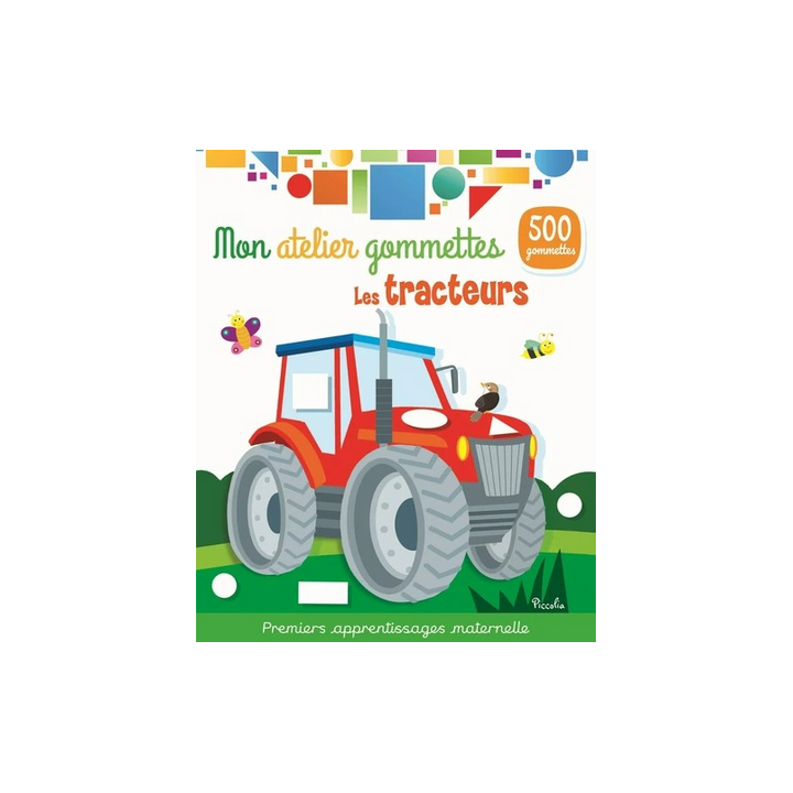 Livre Gommettes - Mon Atelier Gommettes : Les Tracteurs