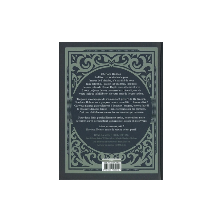 Livre de jeux - Sherlock Holmes contre la montre : pourrez-vous battre le grand détective ?