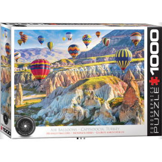 Puzzle Eurographics : Montgolfières au-dessus de la Cappadoce - 1000 Pièces
