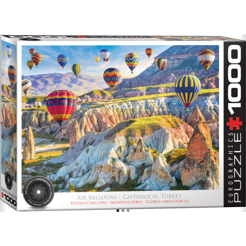 Puzzle Eurographics : Montgolfières au-dessus de la Cappadoce - 1000 Pièces