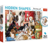 Puzzle Hidden Shapes - Chien amusant - 1043 Pièces