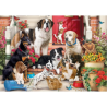 Puzzle Hidden Shapes - Chien amusant - 1043 Pièces