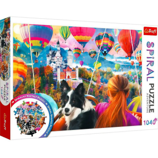 Puzzle Spiral - Festival de Montgolfières - 1040 Pièces