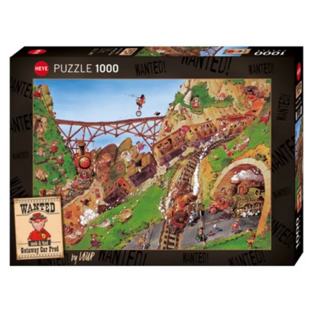 Puzzle : Wanted Getaway Car Fred - 1000 Pièces