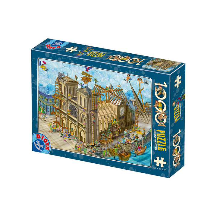 Puzzle : Cartoon Notre-Dame - 1000 Pièces