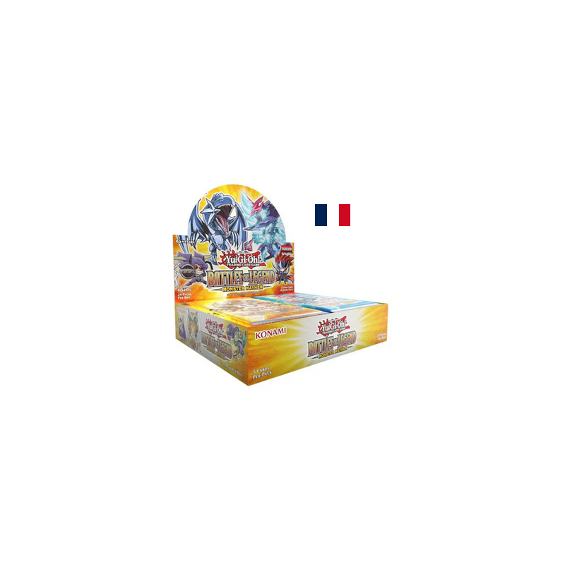 Précommande : YGO - Booster Yu-Gi-Oh! Le Tumulte des Monstres : Monster Mayhem - Boite Complète