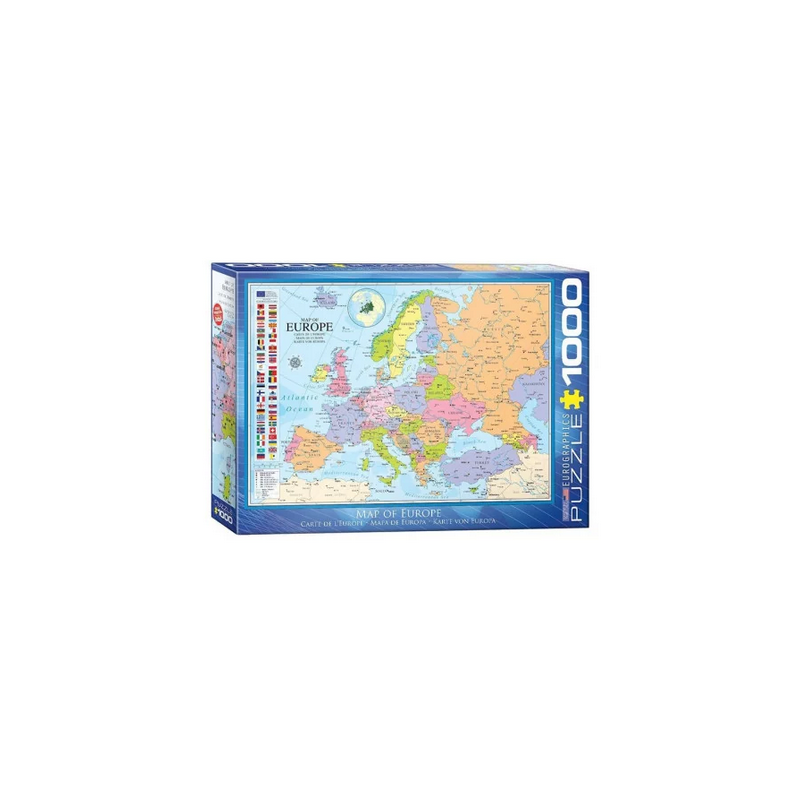 Puzzle Eurographics : Carte de l'Europe - 1000 Pièces