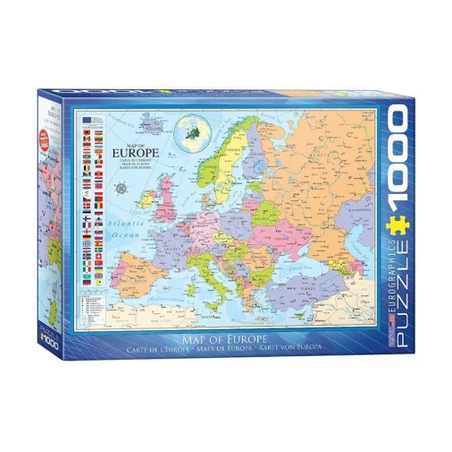 Puzzle Eurographics : Carte de l'Europe - 1000 Pièces