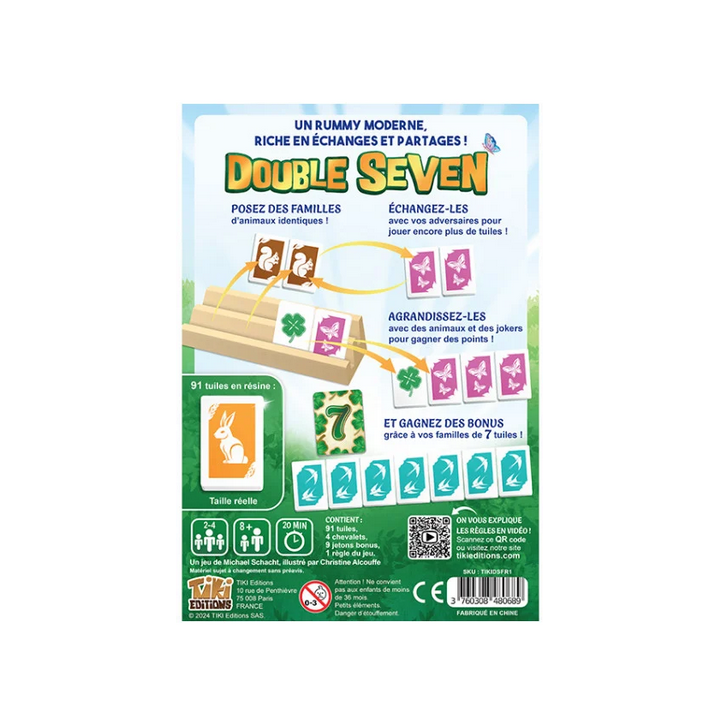 Jeux de société - Double Seven