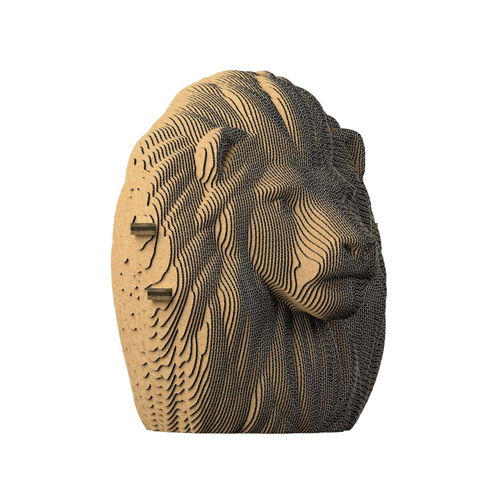 Puzzle-Sculpture 3D en carton : Lion - 118 Pièces