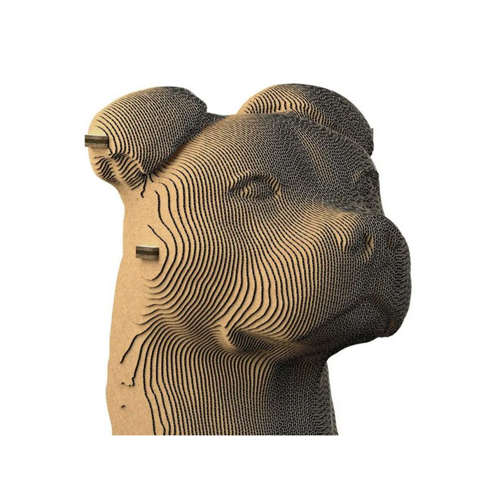 Puzzle-Sculpture 3D en carton : Chien - 130 Pièces