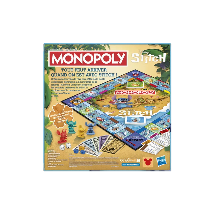 Jeux de société - Monopoly Disney : Stitch