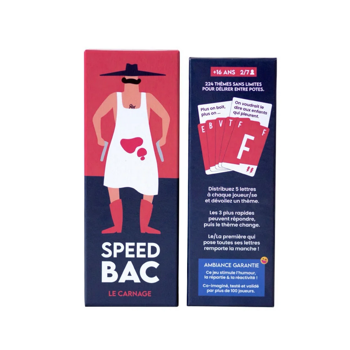 Jeux de société - Speed Bac Rouge - Le Carnage