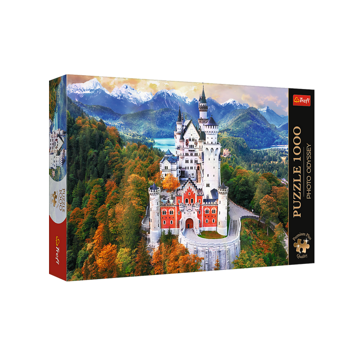 Puzzle Premium Plus : Château De Neuschwanstein, Allemagne - 1000 Pièces