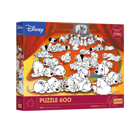 Puzzle 40th Anniversary Collection Disney : 101 Dalmatiens - 600 pièces