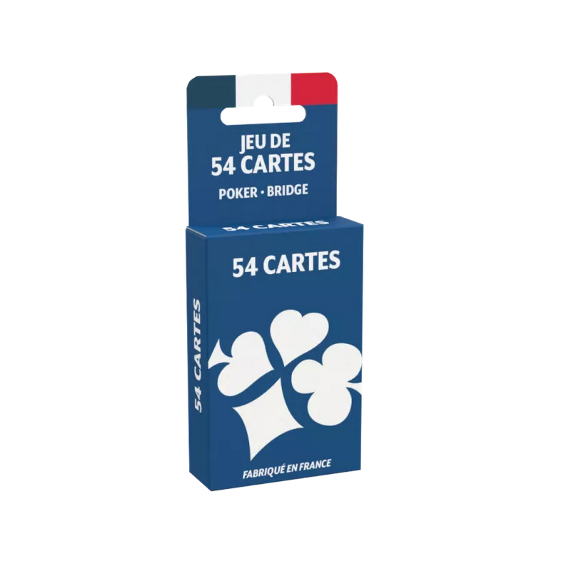 Jeu de carte - 54 Cartes - Ducale Basic Ecopack - BLEU Jeu de carte - 54 Cartes - Ducale Basic Ecopack - BLEU
