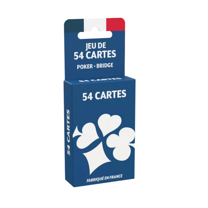 Jeu de carte - 54 Cartes - Ducale Basic Ecopack - BLEU