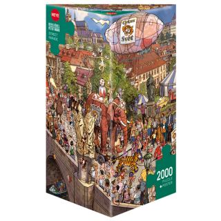 Puzzle - Boite triangulaire - Street Parade de Doro Göbel et Peter Knorr – 2000