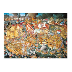 Puzzle - Boite triangulaire - La Bataille de Trafalgar – 2000 Pièces