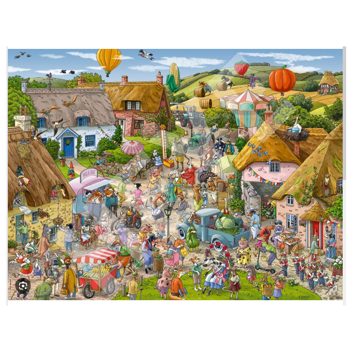 Puzzle - Boite triangulaire - Country Fair – 1500 Pièces