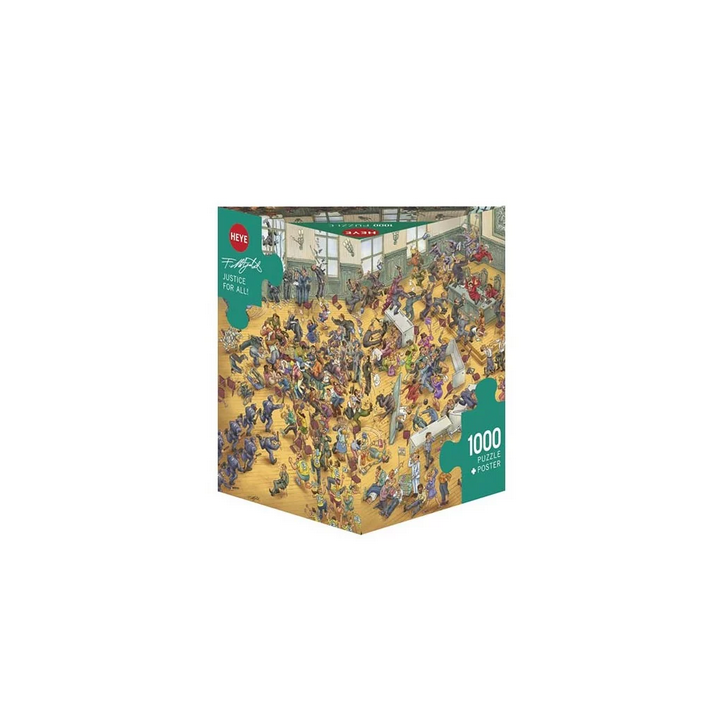 Puzzle - Boite triangulaire - Florian Mitgutsch : Justice pour Tous – 1000 Pièces