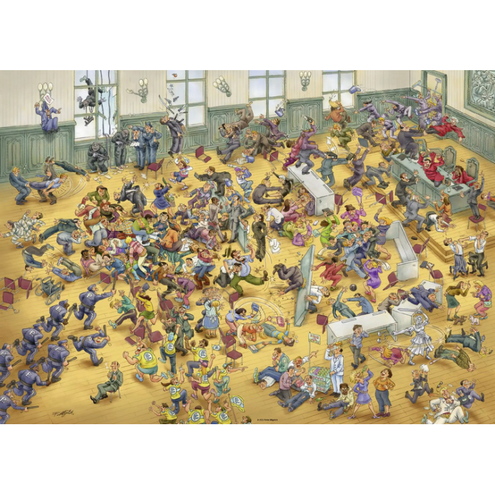 Puzzle - Boite triangulaire - Florian Mitgutsch : Justice pour Tous – 1000 Pièces