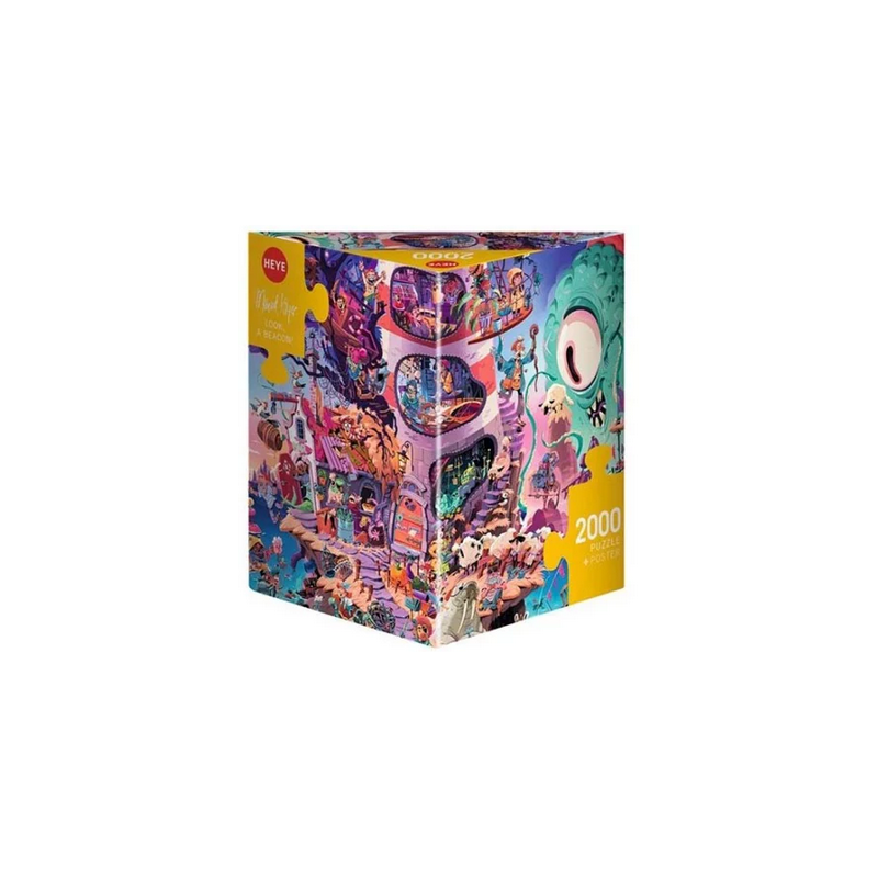 Puzzle - Boite triangulaire - Manuel Kilger : Regarde, un Phare – 2000 Puzzle - Boite triangulaire - Manuel Kilger : Regarde, un Phare – 2000