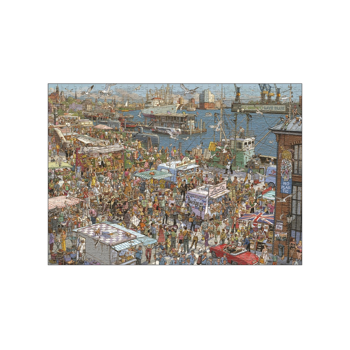 Puzzle - Boite triangulaire - Doro Gobel, Peter Knorr : Fresh Fish – 2000 Pièces