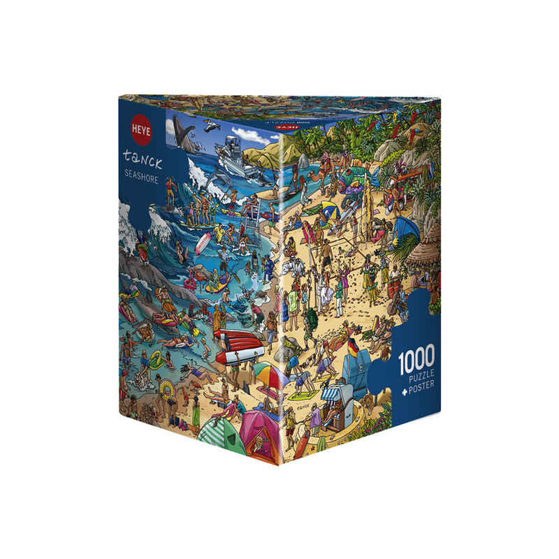 Puzzle - Boite triangulaire - Tanck : Seashore  – 1000 Pièces