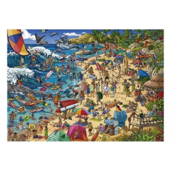 Puzzle - Boite triangulaire - Tanck : Seashore  – 1000 Pièces