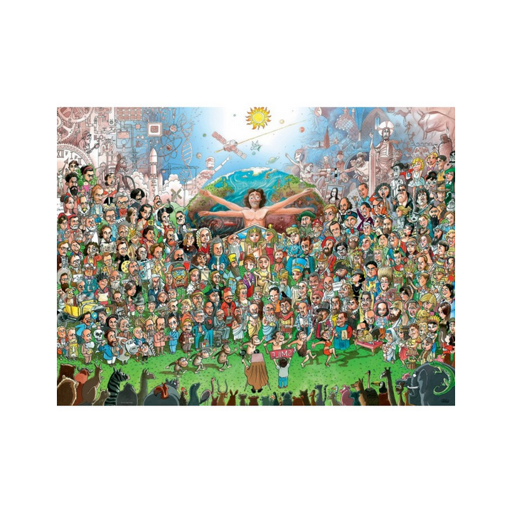 Puzzle - Boite triangulaire - Hugo Prades : All-time Legends – 1500 Pièces