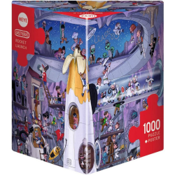 Puzzle - Boite triangulaire - Oesterle : Rocket Lauch – 1000 Pièces