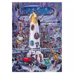 Puzzle - Boite triangulaire - Oesterle : Rocket Lauch – 1000 Pièces