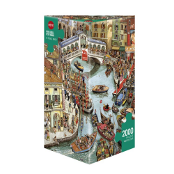 Puzzle - Boite triangulaire - Doro Göbel, Peter Knorr : O Sole Mio! – 2000 Pièces