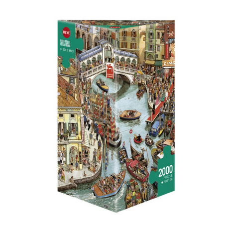 Puzzle - Boite triangulaire - Doro Göbel, Peter Knorr : O Sole Mio! – 2000 Pièces