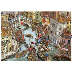 Puzzle - Boite triangulaire - Doro Göbel, Peter Knorr : O Sole Mio! – 2000 Pièces