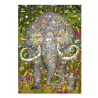 Puzzle - Boite triangulaire - Marino Degano : Elephants Life – 1000 Pièces