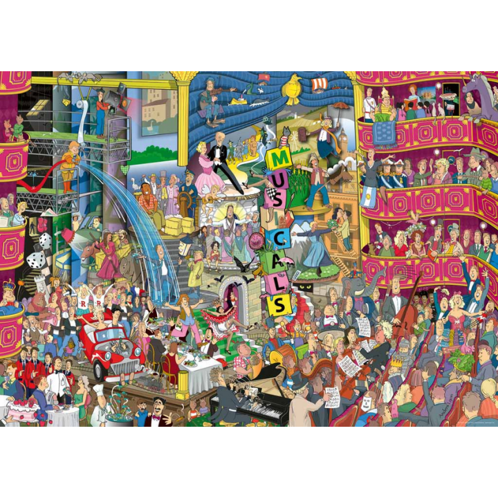 Puzzle - Boite triangulaire - Anders Lyon : Best of Musials – 1000 Pièces
