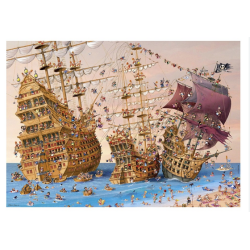 Puzzle - Boite triangulaire - François Ruyer : Corsair – 1000 Pièces