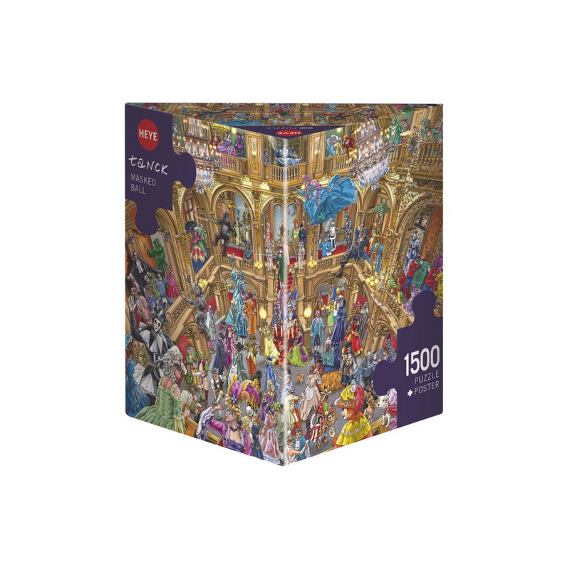 Puzzle - Boite triangulaire - Tanck : Masked Ball – 1500 Pièces