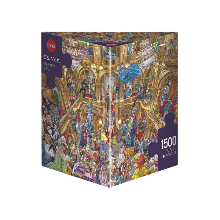 Puzzle - Boite triangulaire - Tanck : Masked Ball – 1500 Pièces