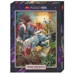Puzzle - Fauna Fantasies Elephantaisy - 1000 Pièces