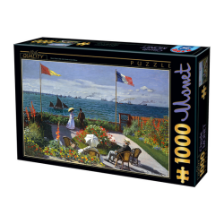 Puzzle - Claude Monet : Terrasse à Sainte-Adresse - 1000 Pièces