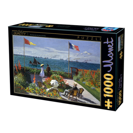 Puzzle - Claude Monet : Terrasse à Sainte-Adresse - 1000 Pièces