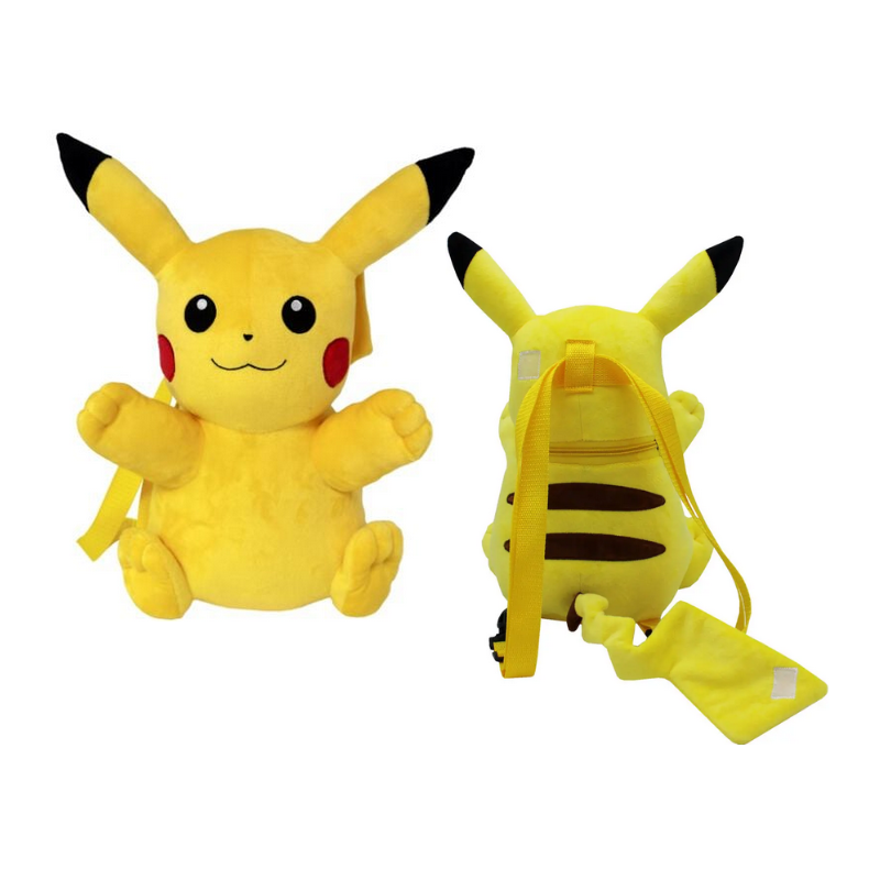 Pokémon - Sac à dos peluche - Pikachu
