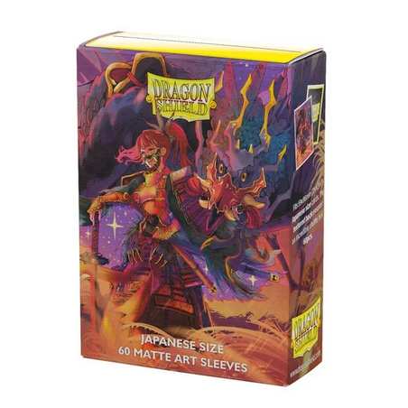 Matte Art Sleeves Dragon Shield : The Fallen - Japanese Size Sleeves