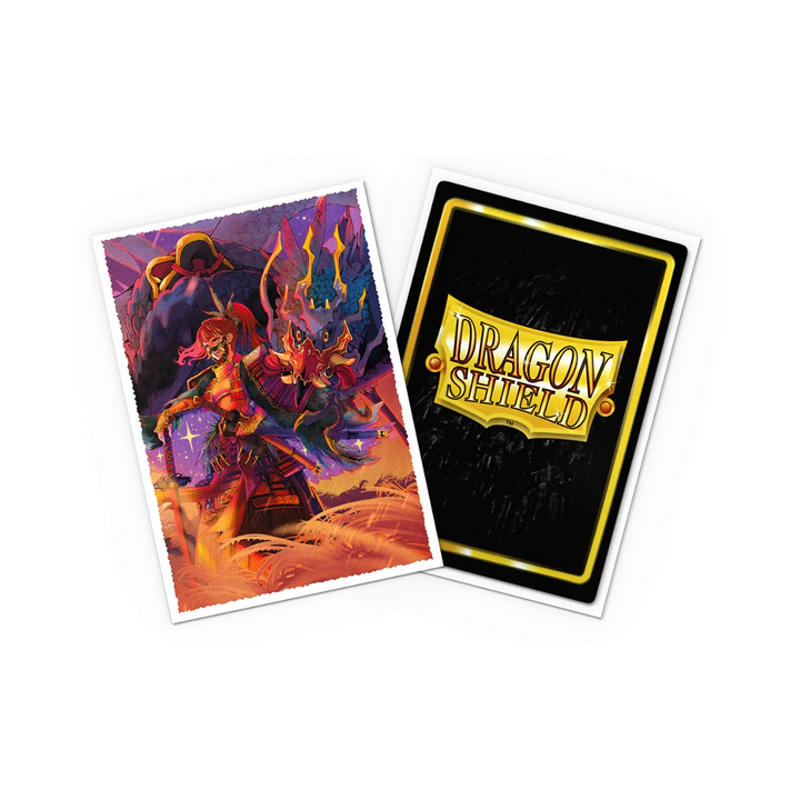 Matte Art Sleeves Dragon Shield : The Fallen - Japanese Size Sleeves