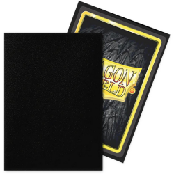 Dragon Shield - 100 Standard Sleeves - Non Glare : Black