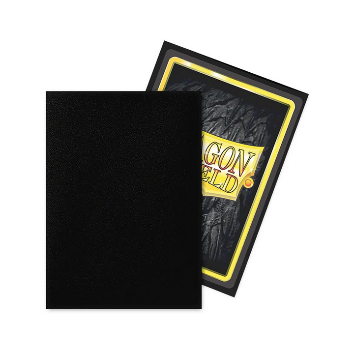 Dragon Shield - 100 Standard Sleeves - Non Glare : Black